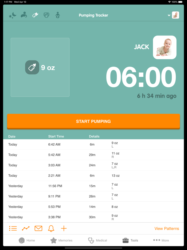 ‎Baby Tracker • Screenshot