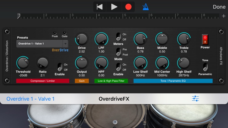 Overdrive AUv3 Plugin screenshot-3