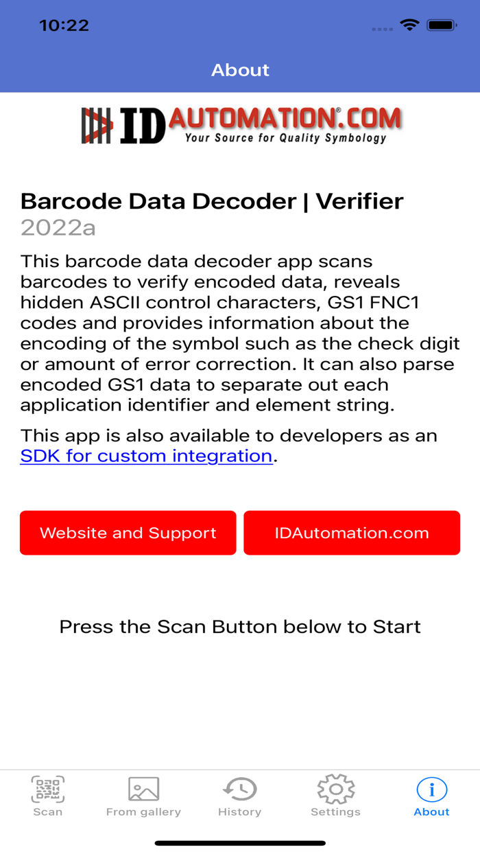 Barcode Data Decoder Verifier