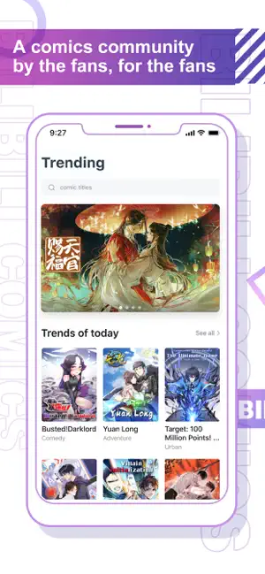 Captura de Pantalla 1 BILIBILI COMICS - Manga Reader iphone