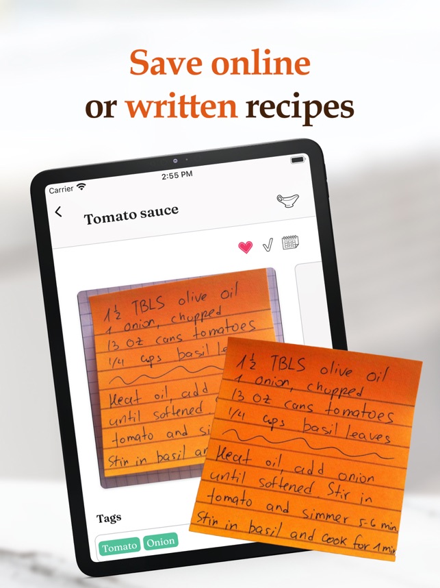 Aplicação Recipe Keeper para iPhone, iPad, Android, Windows e Mac