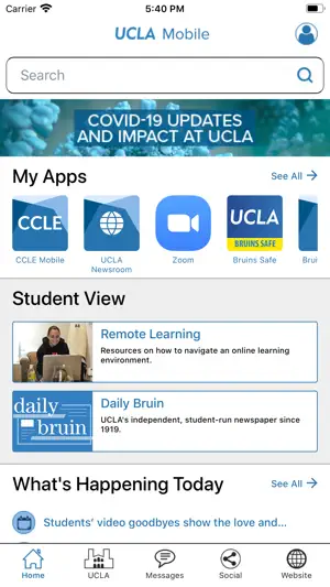 UCLA Mobile screenshot 1