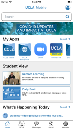 UCLA Mobile screenshot 1