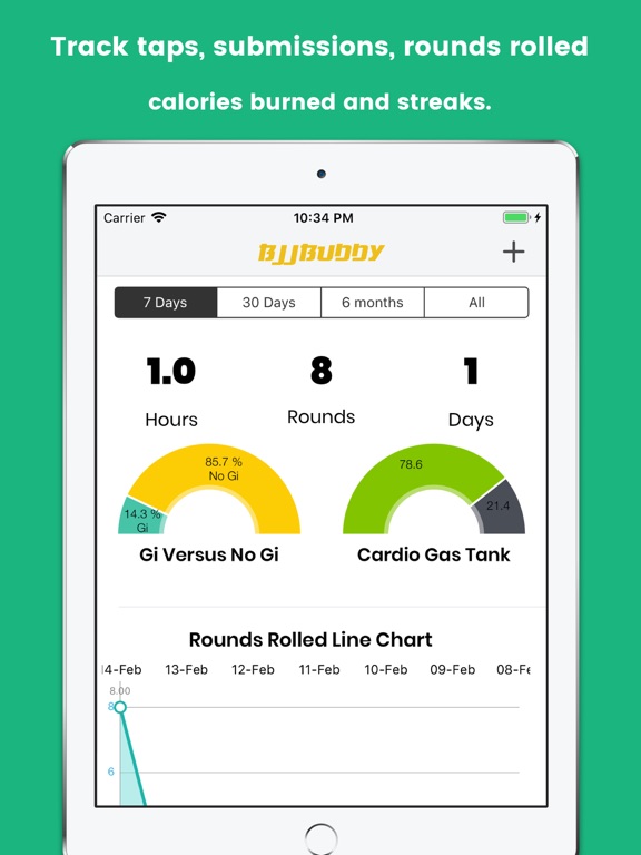 Screenshot #5 pour BJJBuddy - BJJ Tracker Journal