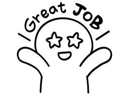 The Best Work stickers