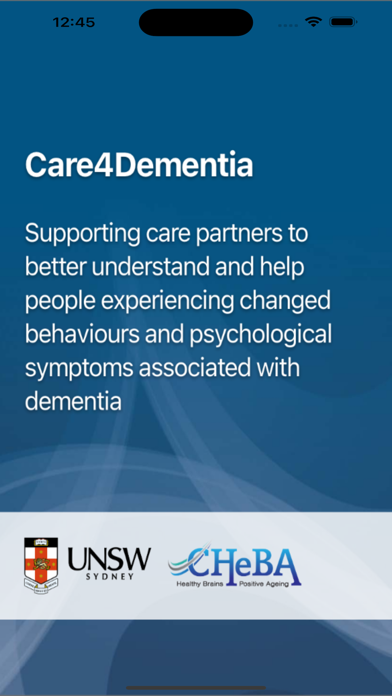 CareForDementia Screenshot