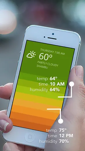 Blue - weather forecast screenshot 4