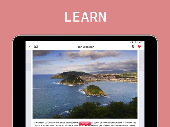 San Sebastián Travel Guide iPad screenshot 5 - Navigation app