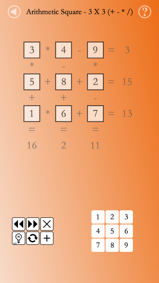 #8. Digit Matrix : Math Puzzles (iOS) 게시자: 振华 许
