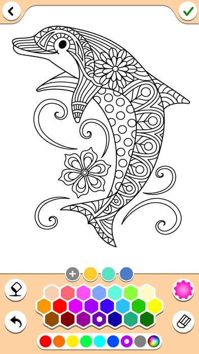 Coloring book 4 girls Screenshot