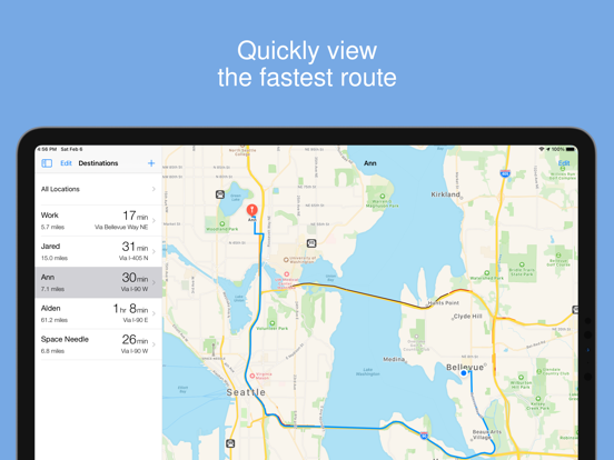 Screenshot #4 pour Traffic Time - Fast ETAs