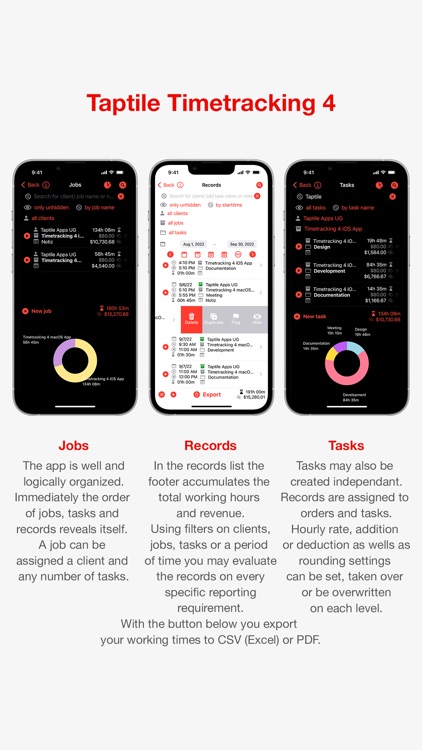 Taptile Timetracking 4