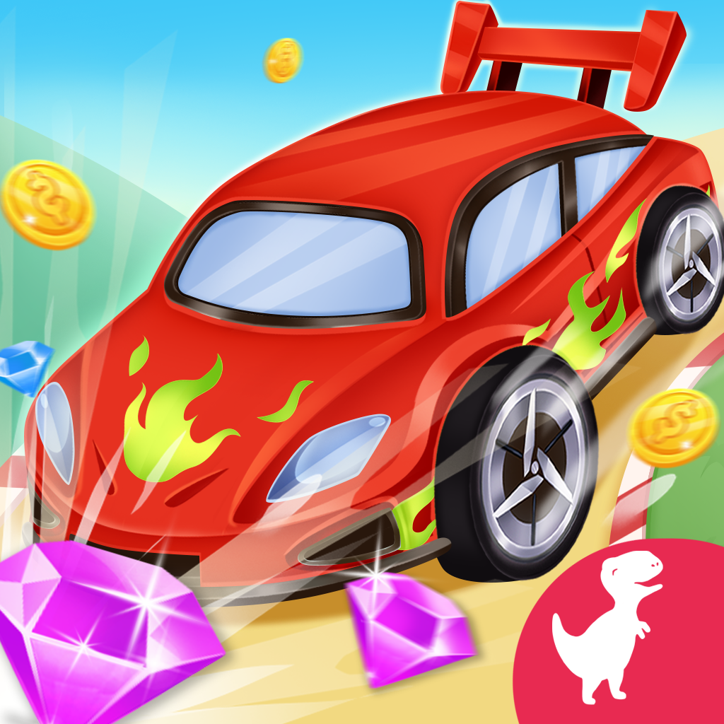 Get Dinosaur Kids Car Racing Game for iOS, iPhone, iPad Aso Report