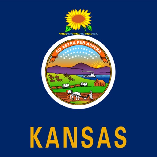 Kansas emoji - USA stickers