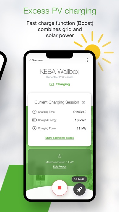 KEBA eMobility App Screenshot