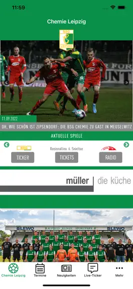 Game screenshot BSG Chemie Leipzig apk