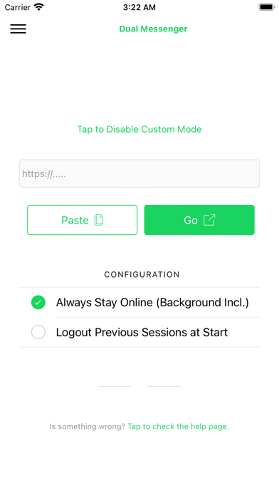 Dual Messenger for Web Screenshot