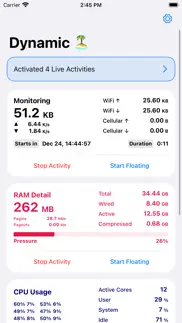 dynamic x - live activity tool iphone screenshot 3