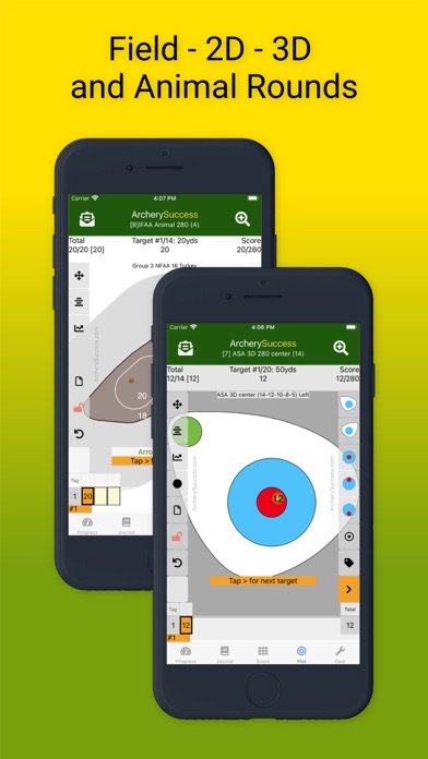 ArcherySuccess - Score & Plot Screenshot