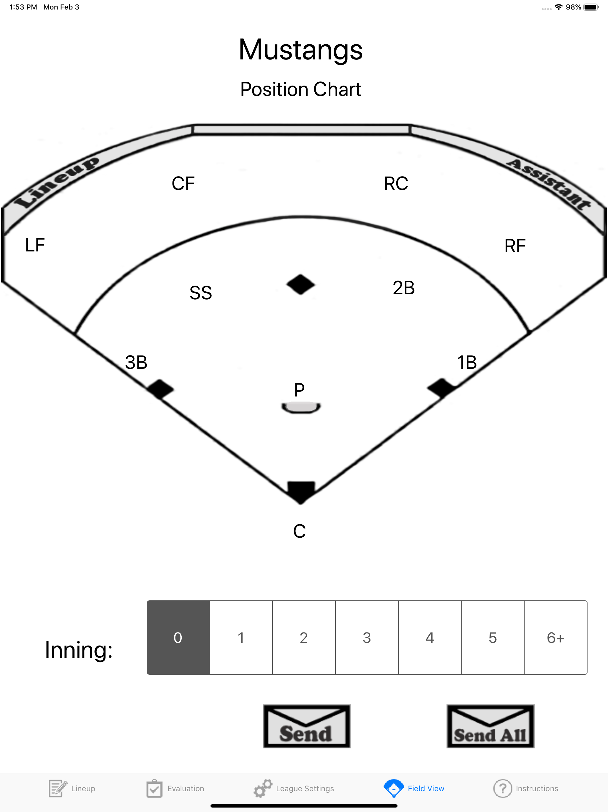 Lineup Assistant