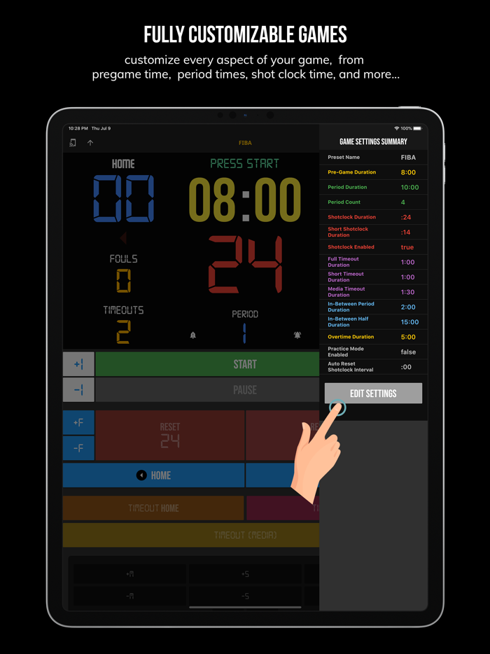 BT Basketball Controller