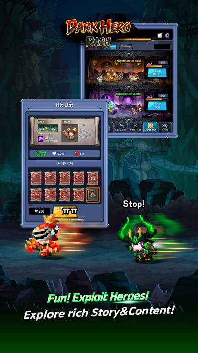 Dark Hero Dash : Idle RPG Screenshot