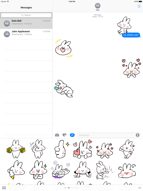 Screenshot #4 pour lapin - Animated Stickers
