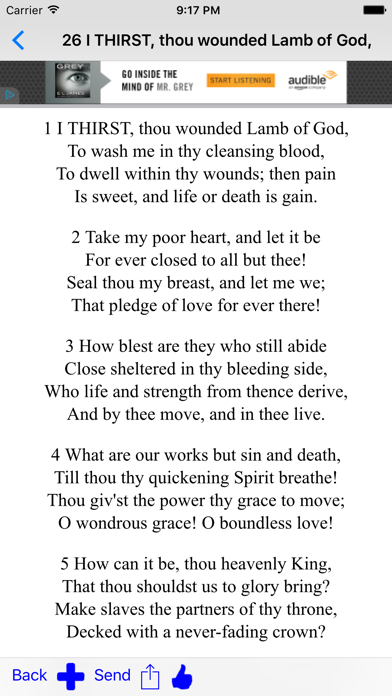 Screenshot #2 pour Methodist Hymn Lyrics
