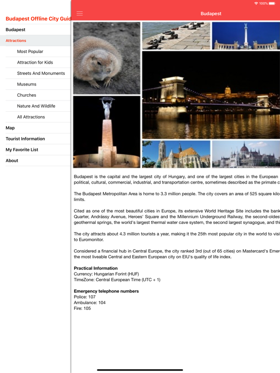 Screenshot #5 pour Budapest Offline City Guide