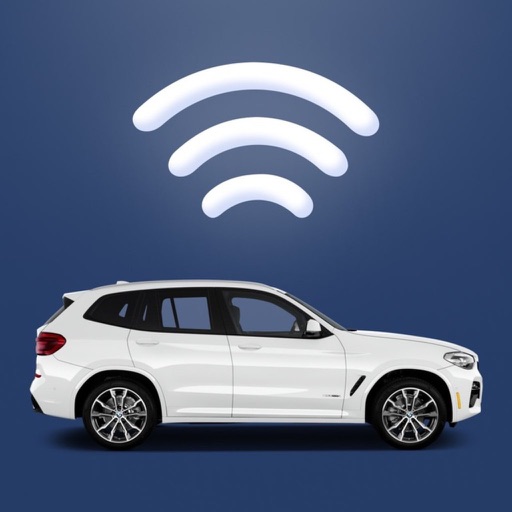 Car Connect. Digital key. Icon