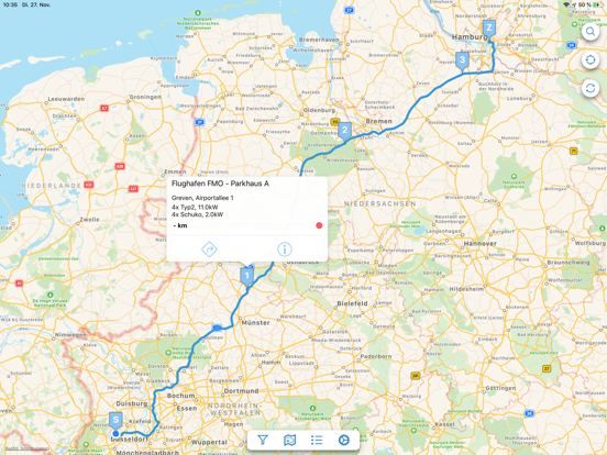 eCar - Charging and Routing iPad screenshot