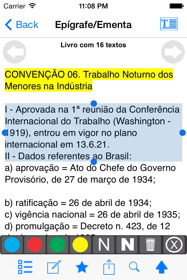 Convenções OIT screenshot 2