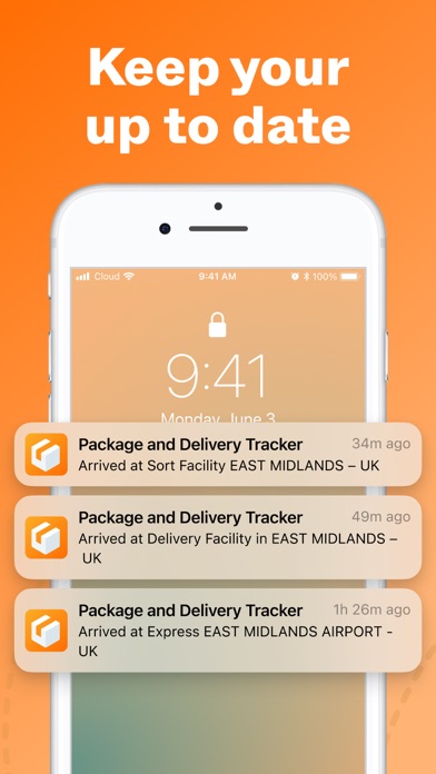 Express Package Tracker Screenshot