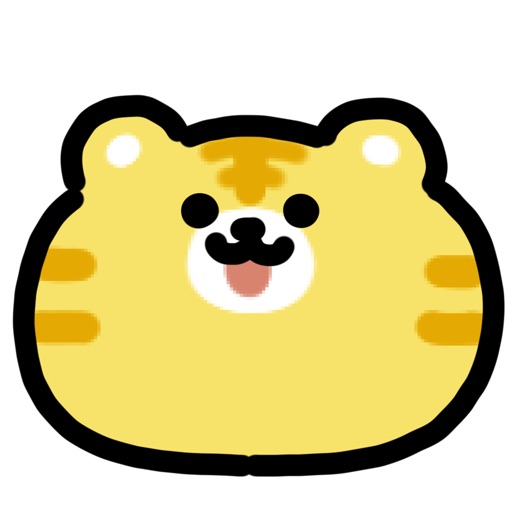 Tiger Moji sticker