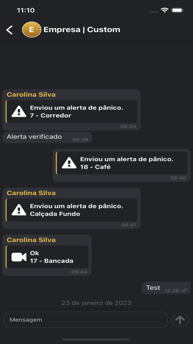 Cinturão Inteligente Screenshot
