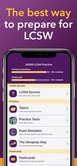 Game screenshot LCSW Practice Test 2023 mod apk