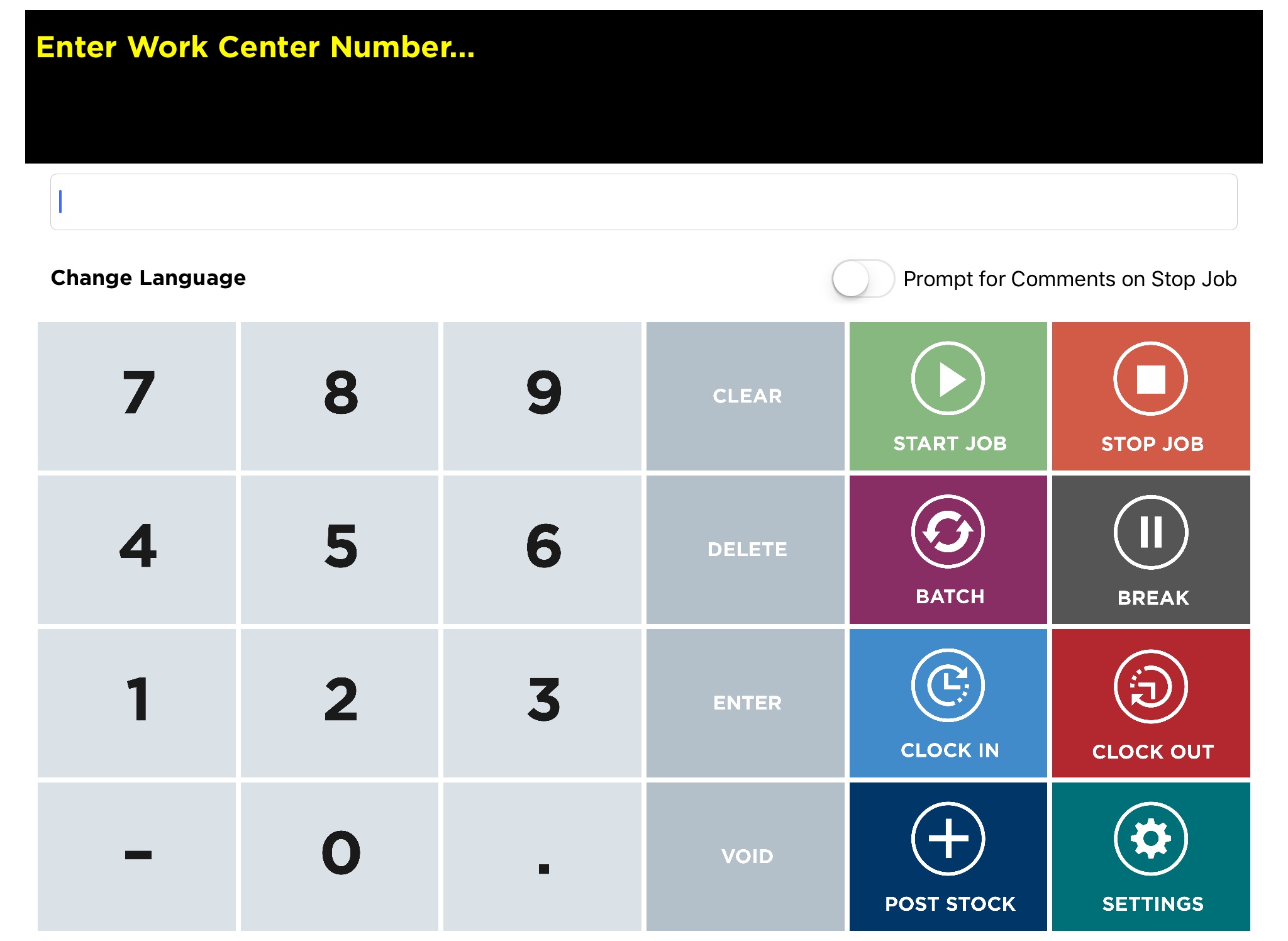 JobBOSS²  Data Collection screenshot 3