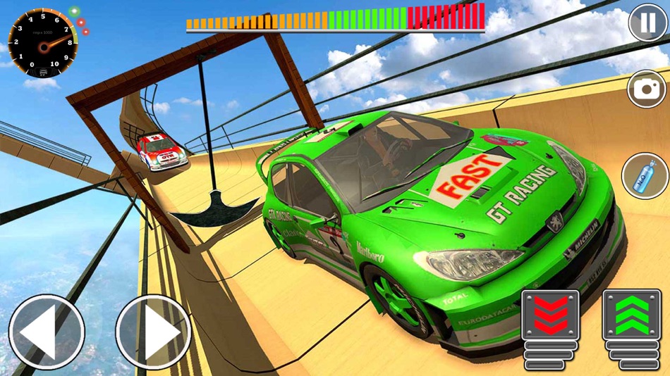 #9. Mega Ramp Car Stunts Race Game (iOS) 由: Bilal Ahmad