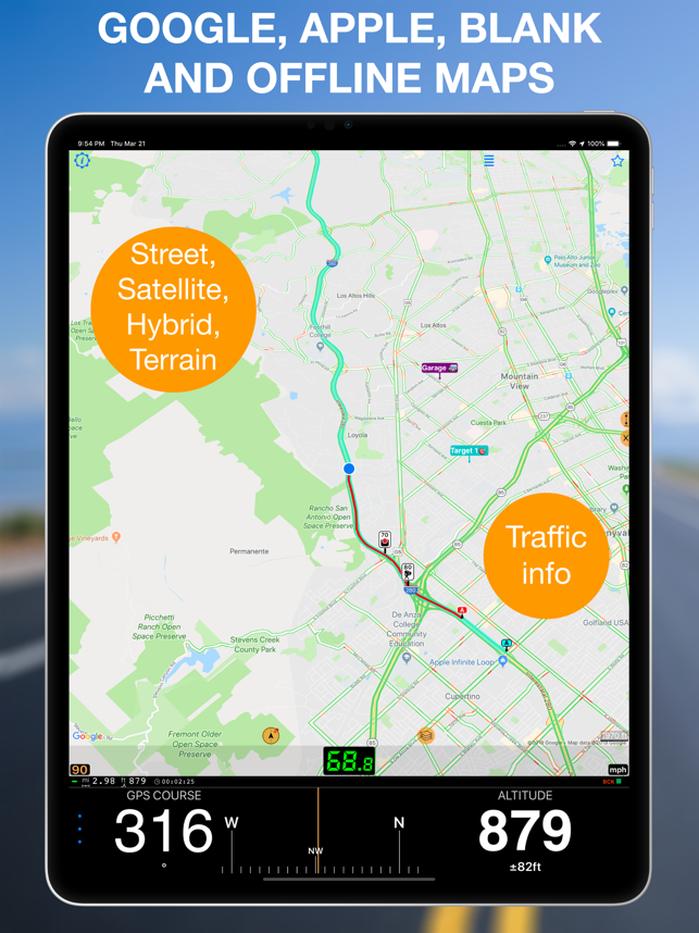 ‎Snelheidsmeter 55 Pro. GPS-kit. Schermafbeeldingen