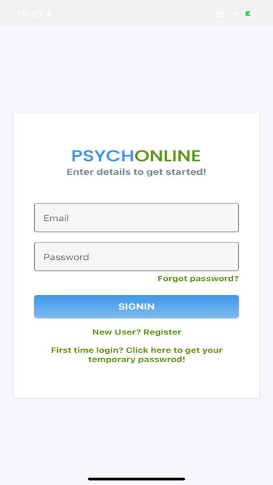 PsychOnline: Mental Health App Screenshot