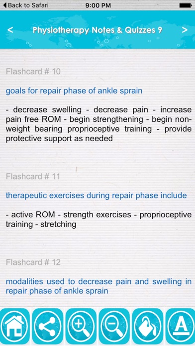 Physiotherapy Exam Review: Q&A Screenshot