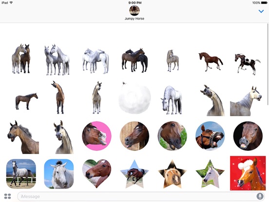 Screenshot #4 pour Jumpy Horse Stickers