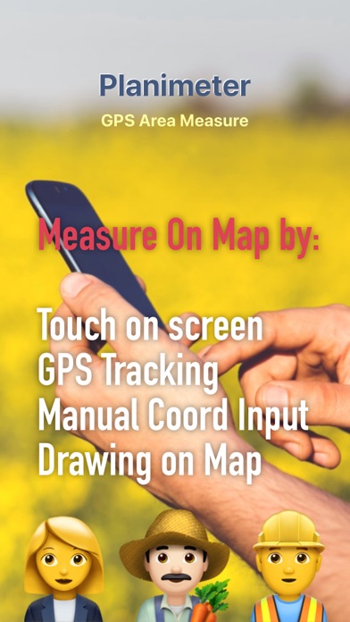 Screenshot #1 pour Planimeter GPS mesure de zone