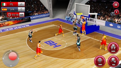 Screenshot #3 pour Real Dunk Basketball Games