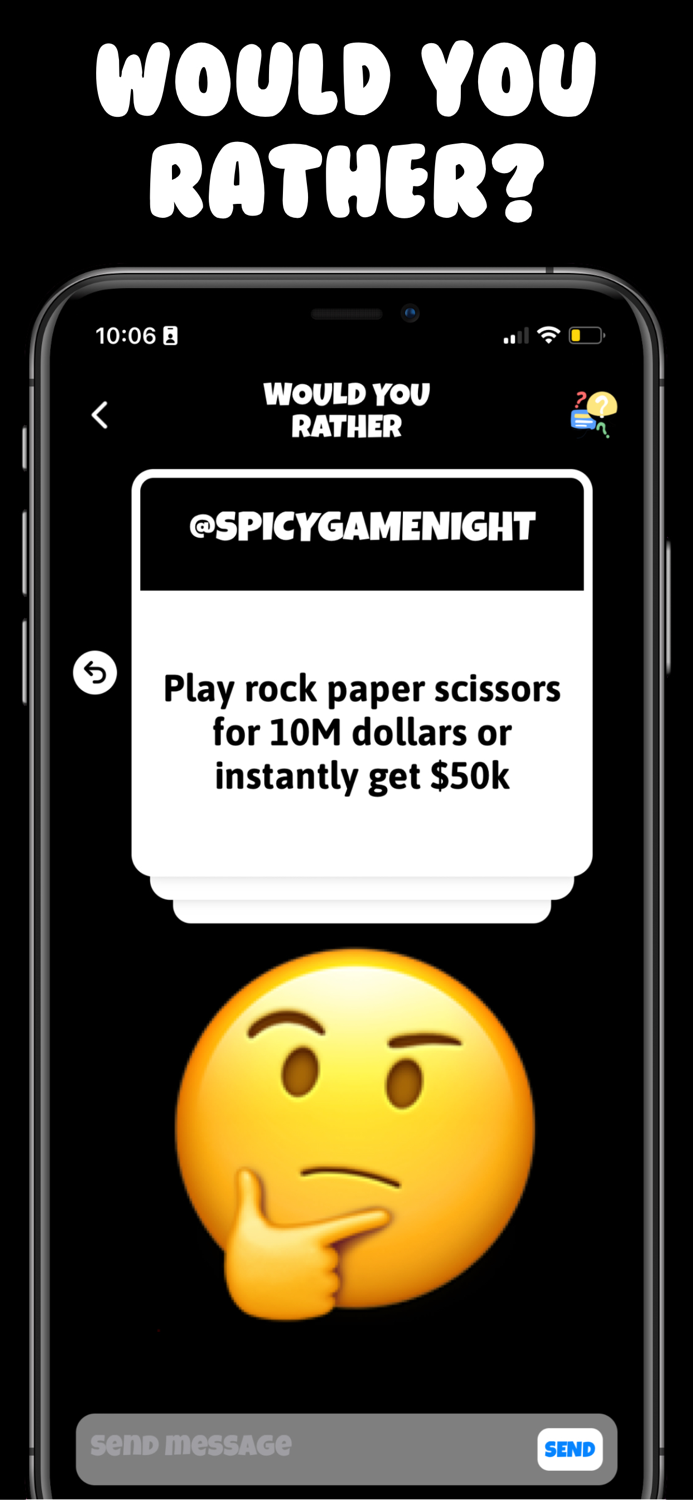 Spicy Would You Rather Games