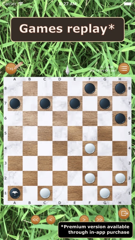 Checkers game screenshot 8