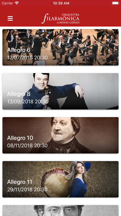 Assinante Filarmônica Screenshot