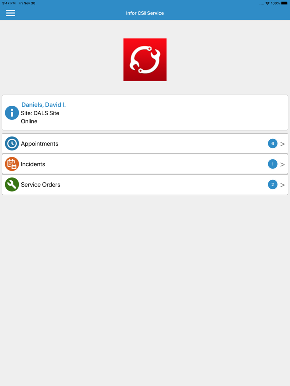 Screenshot #4 pour Infor SyteLine Service