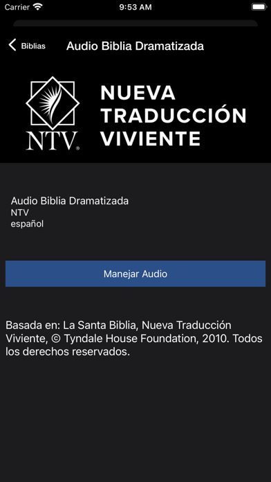 Screenshot #1 pour Lectura Pública de la Biblia