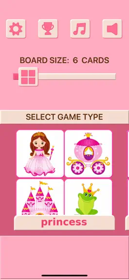 Game screenshot Princess Unicorn Memory Games apk